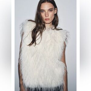 ZW COLLECTION FAUX FUR VEST